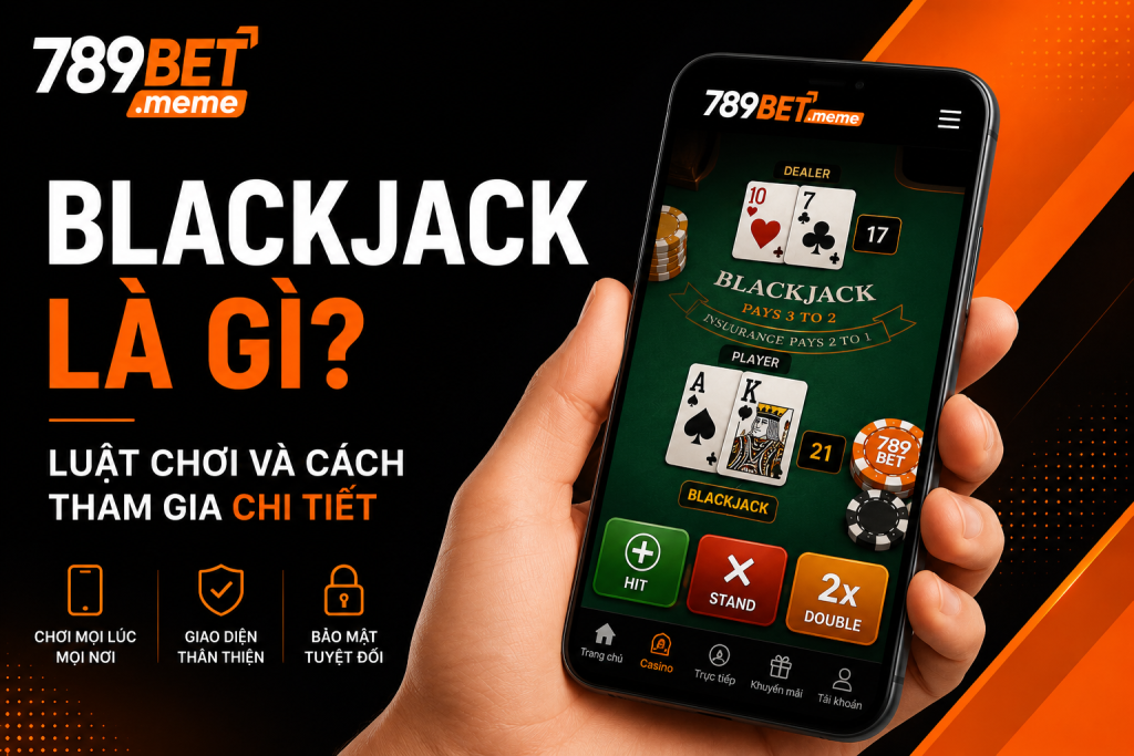 Người chơi trải nghiệm Blackjack trên thiết bị di động