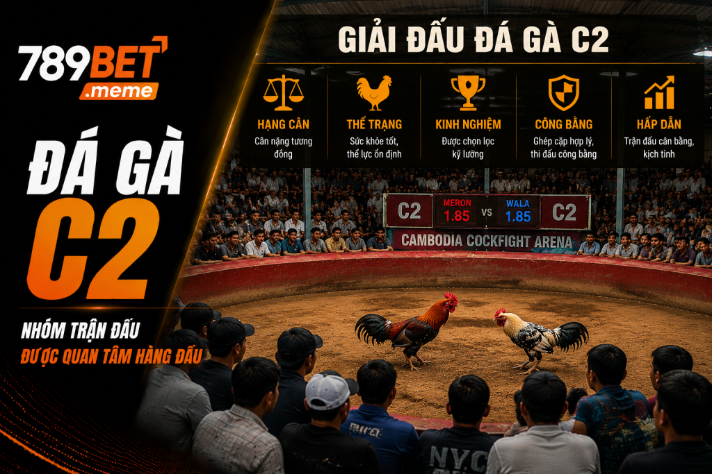 Tổng quan giải đấu đá gà C2 tại trường gà Campuchia