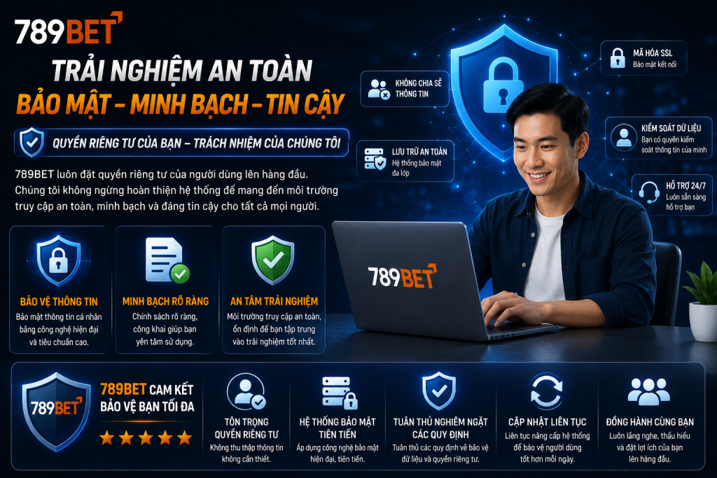 Người dùng an tâm trải nghiệm tại 789BET